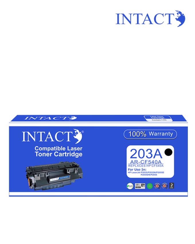 Intact Compatible with HP 203A (AR-CF540A) Black